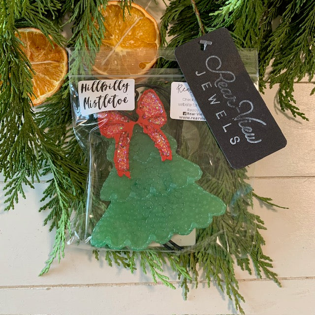 Tree with Bow | HIllbilly Mistletoe Scent