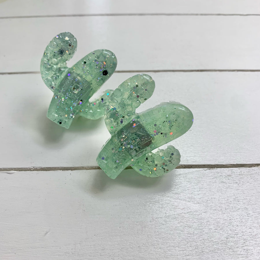 Cactus Vent Clips | Mint Sparkles | Butt Naked Scent