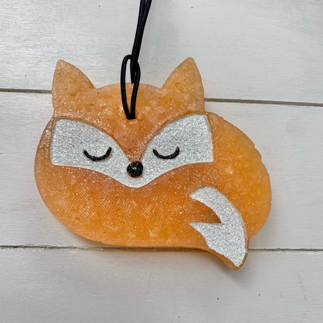 Fox | Peach With White Sparkle | Red Plum Scent