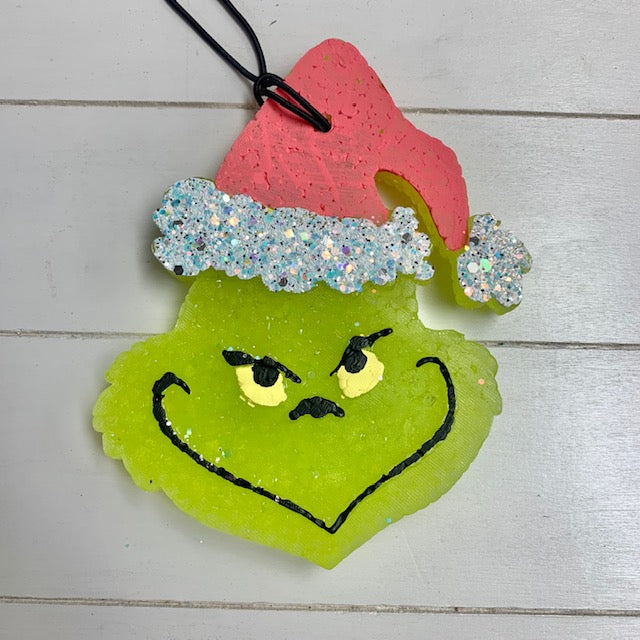 Grinch With Pink Hat | Christmas Cookie Scent