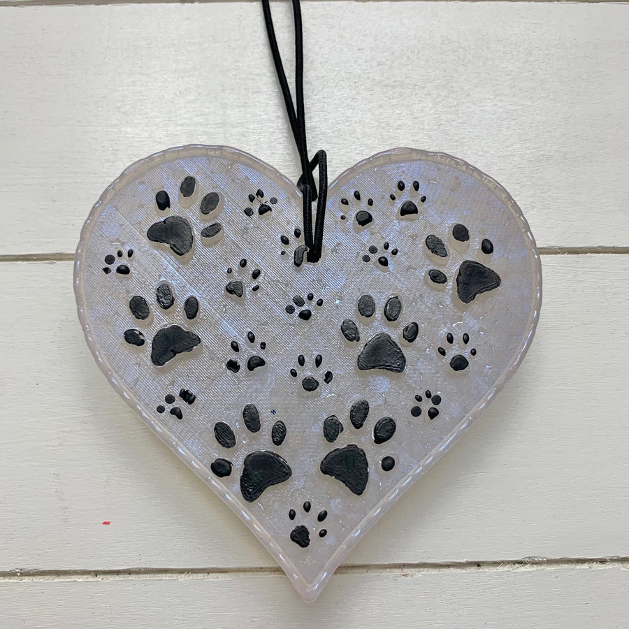 Paw Print Heart Custom Freshie | Create Your Own Freshie