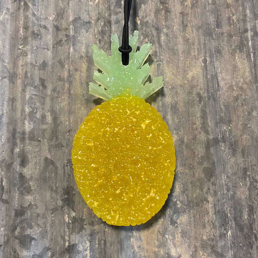 Pineapple Car Freshie | Pineapple Colors | Piña Colada Scent