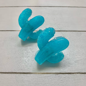 Peachy O Cactus Vent Clip Set Turquoise Horizontal