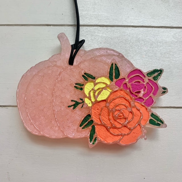 Floral Pumpkin | Light Pink | Piña Colada Scent