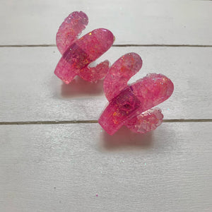 strawberry daiquiri scent Pink Glitter Vent Clips Vertical