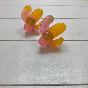 salt scent Orange/Pink cactus Vent Clips Horizontal